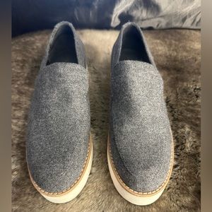 Vince Zeta Linen Platform Loafers